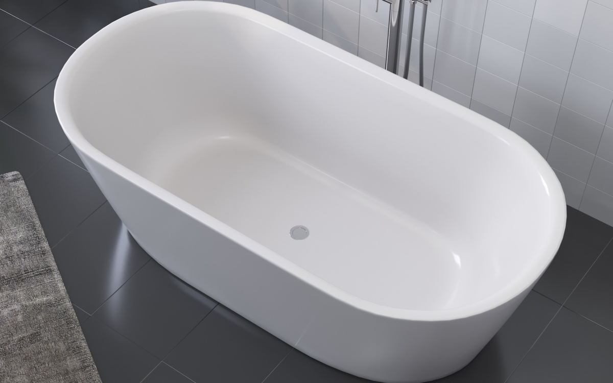 Modern free standing bathtub Miami - Bath Deluxe Bathrooms